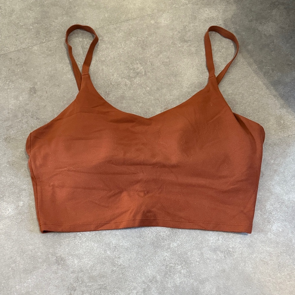 Athleta Rust Brown Workout Tank